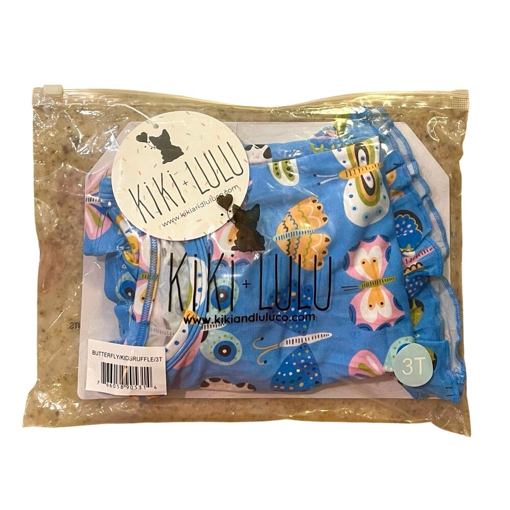 NIB/NWT Kiki + Lulu Bamboo Just Wing It Butterfly Short Ruffled Set Size 3T